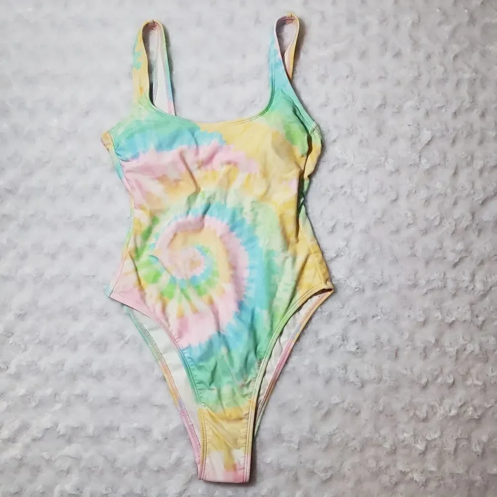 Stoney Clover Lane x Target XXS tie dye swimsuit